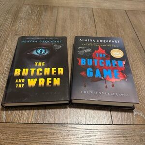 The Butcher and The Wren and The Butcher Game (Signed) Hardcover Books Set